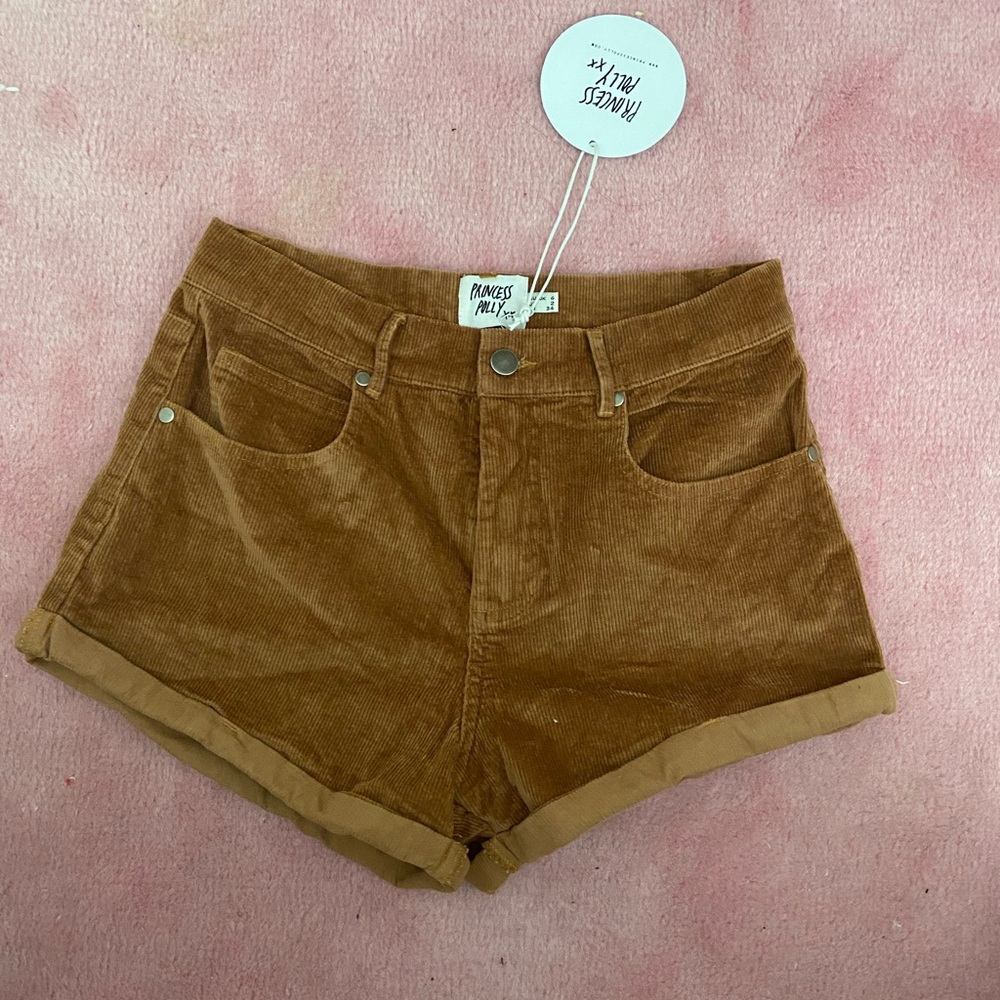 super soft brown shorts